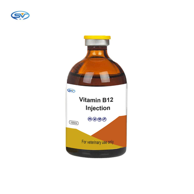 Drogas injetáveis ​​veterinárias GMP Suplemento de injeção de vitamina B12 para cavalos de gado