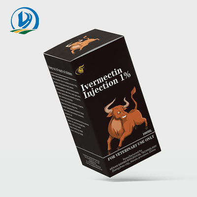 Injeção injetável veterinária do repelente de insetos das drogas da injeção de Ivermectin 1% para o gado