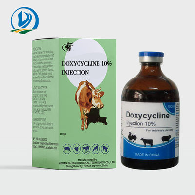 Injeção injetável veterinária do Doxycycline 10% das drogas dos antibióticos para o antibacteriano