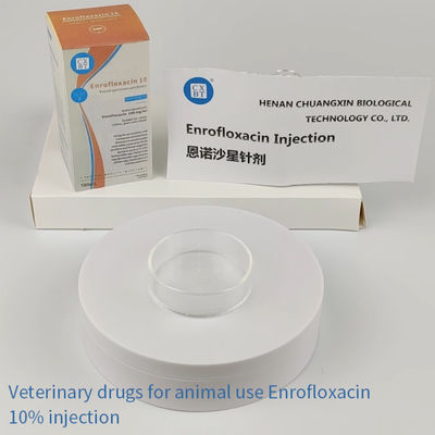 Injeção de Enrofloxacin 10% da galinha do porco das drogas da medicina veterinária de Pasteurellosis