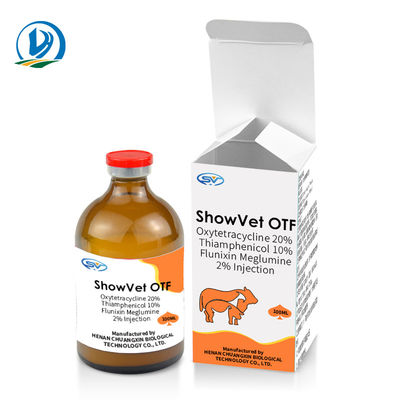 Oxytetracycline injetável veterinário 20% das drogas e Thiamphenicol 10% e injeção de Flunixin Meglumine 2%