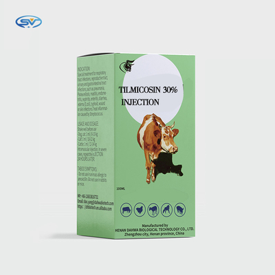 O gado Tilmicosin fosfata a injeção subcutâneo 30% CAS108050-54-0 de Tilmicosin