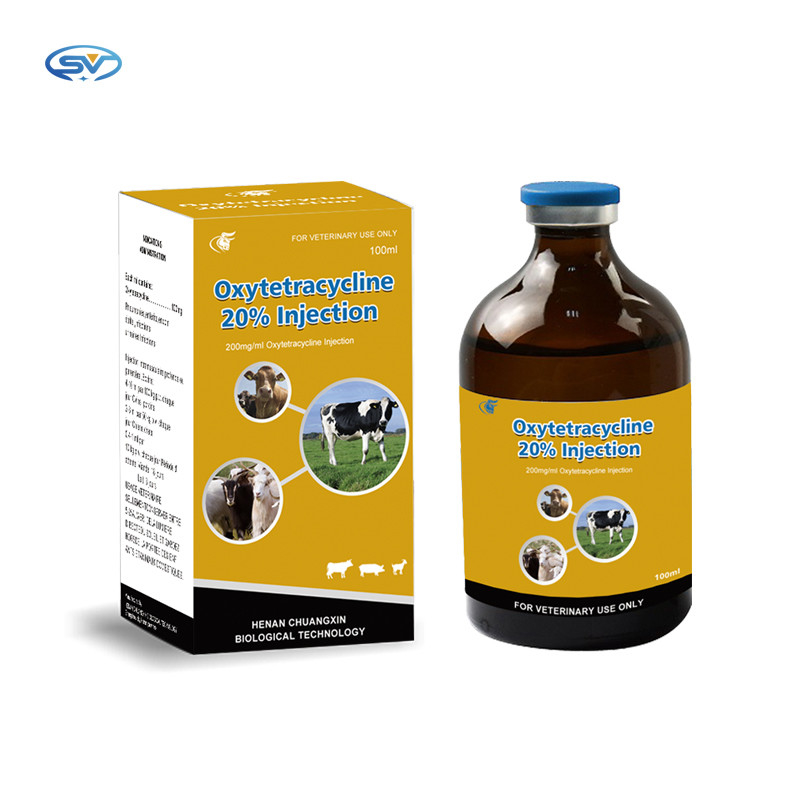 20% Oxytetracycline HCl Injection for Cattle Sheep Goats  Animal Drug