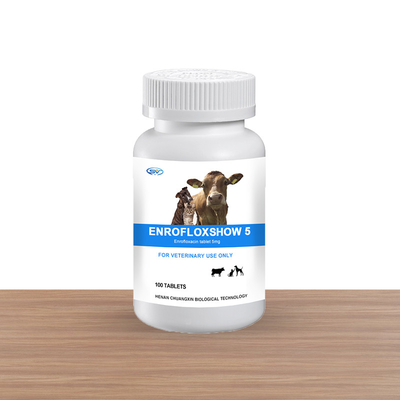 Medicina veterinária da taça da tabuleta 5mg da taça de Enrofloxacin para o animal de estimação