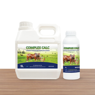 Solução oral do gluconato complexo oral do cálcio da medicina da solução para cavalos dos carneiros do gado