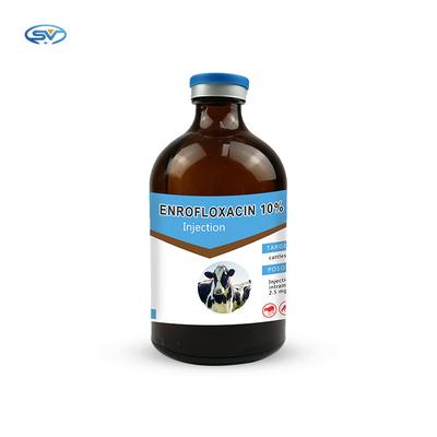 Drogas injetáveis veterinárias Quinolones 100ml de CXBT Enrofloxacin 10%