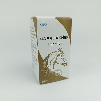 Injeção veterinária 100ml do Naproxen das drogas antiparasitárias do PBF para cães e gato dos cavalos do gado