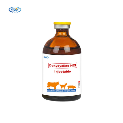 Da injeção antibiótica injetável veterinária das drogas de 10% tipo animal injeção do hidrocloro do Doxycycline
