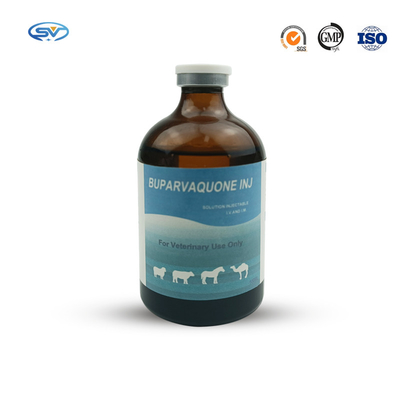 Drogas injetáveis veterinárias Buparvaquone 50mg/Ml do PBF para gatos dos cães das cabras dos carneiros das vitelas do gado