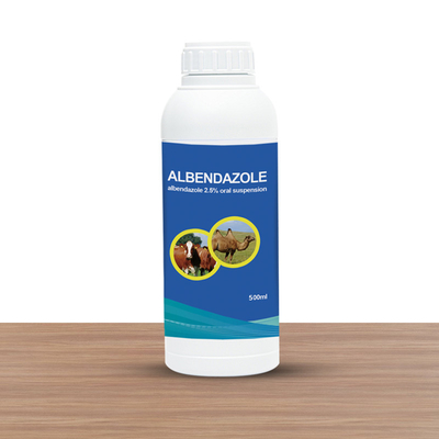 Suspensão oral de Albendazole 2,5% orais veterinários da medicina da solução para cabras do gado