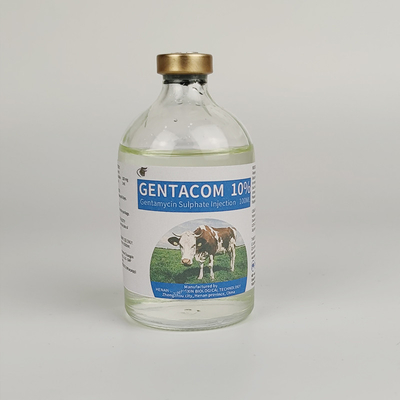 Injeção veterinária da gentamicina do preço de fábrica das drogas antiparasitárias na injeção conservada em estoque 10% do sulfato de Gentamycin da qualidade