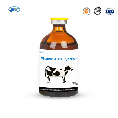 Injeção injetável veterinária da vitamina Ad3e das drogas do OEM para os cavalos animais do gado
