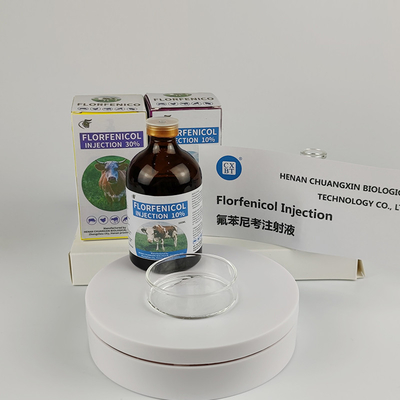 Drogas 50ml 100ml da medicina veterinária de Florfenicol para doenças infecciosas do cavalo