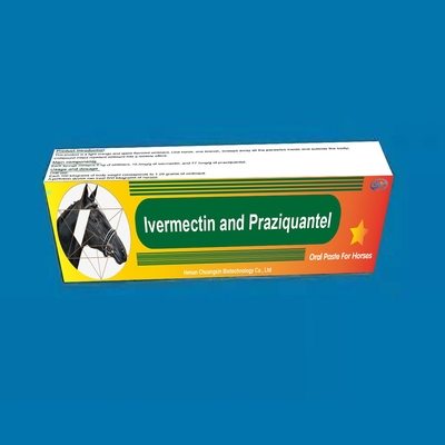 Drogas antiparasitárias veterinárias e Praziquantel de Ivermectin da pomada oral do cavalo
