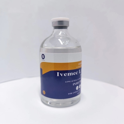 Medicina Veterinária Ivermectina 1% Injecção 100 ml para Nematode Contro