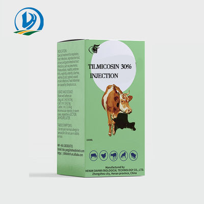 Drogas da medicina veterinária da injeção de 30% Tilmicosin para aves domésticas dos suínos do gado dos carneiros