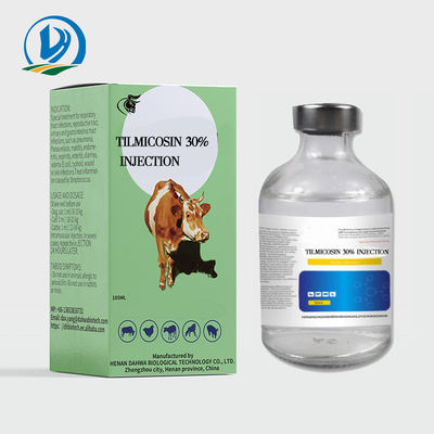 Drogas da medicina veterinária da injeção de 30% Tilmicosin para aves domésticas dos suínos do gado dos carneiros