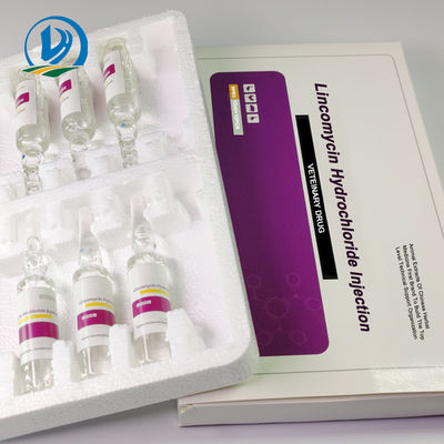 Injeção do hidrocloro do Lincomycin de Antiworm dos rebanhos animais das drogas da medicina ISO9001 veterinária