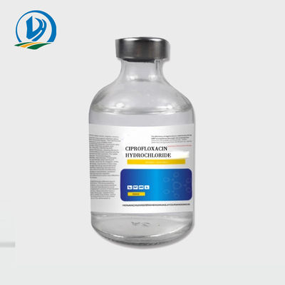Hidrocloro 100ml de Antiurinary 2% Ciprofloxacln das drogas da medicina veterinária para a infecção bacteriana do grama