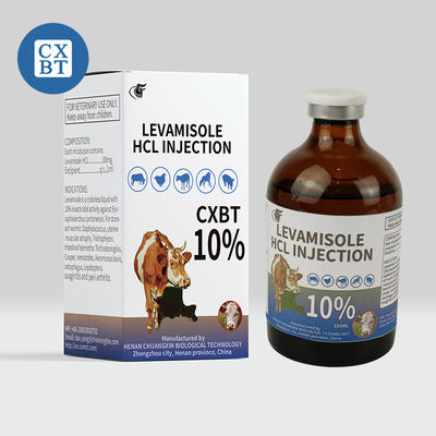A medicina veterinária droga a injeção vermífuga do HCL 10% de Levamisole das drogas da medicina veterinária de Imidazothiazole
