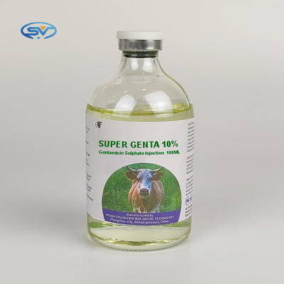 As drogas injetáveis veterinárias de alta qualidade Gentamycin sulfatam 10% para as bactérias múltiplas da matança