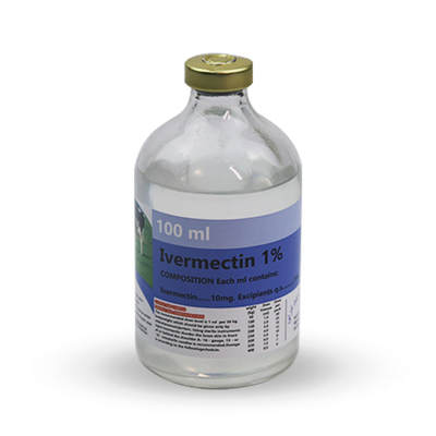 Medicamentos Injetáveis ​​Veterinários Matérias-Primas Ivermectina 1% Para Medicamentos Antiparasitários Injetáveis