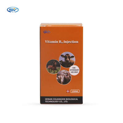 Drogas injetáveis veterinárias da injeção da vitamina B12 para o uso dos rebanhos animais e das aves domésticas de exploração agrícola